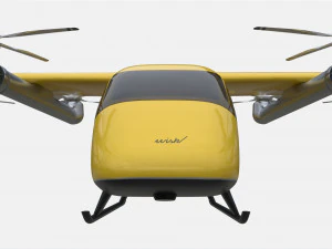 Wisk Generation 6 Aircraft 3D Model