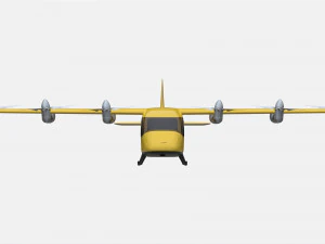 Wisk Generation 6 Aircraft 3D Model