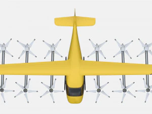 Wisk Generation 6 Aircraft 3D Model