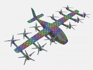 Wisk Generation 6 Aircraft 3D Model