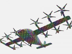 Wisk Generation 6 Aircraft 3D मॉडल