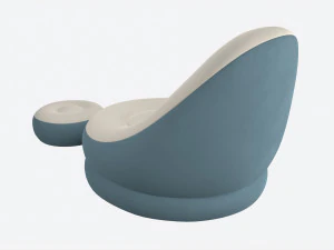 Bestway Inflatable Armchair with Footrest 3D Model
