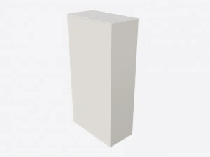&Ccedil;ilek Montes Beyaz 2 Kapılı Dolap 3D Model