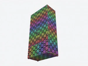 &Ccedil;ilek Montes Beyaz 2 Kapılı Dolap 3D Model