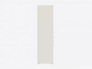 Armadio Cilek Montes a 3 ante bianco Modello 3D