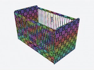 Cilek Montes White Baby Crib 3D 模型