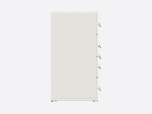Cilek Montes White Dresser 3D Model