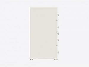 Cilek Montes White Dresser 3D Model