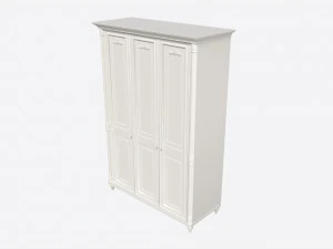 Cilek Romantico Armadio a 3 ante Modello 3D