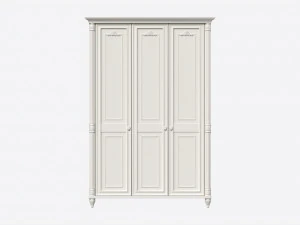 Cilek Romantico Armadio a 3 ante Modello 3D