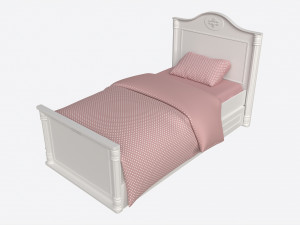Cilek Romantic Bed 3D 模型
