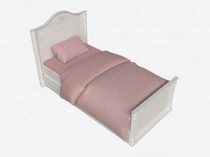 Cilek Romantic Bed 3D Model