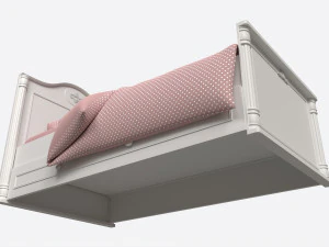 Cilek Romantic Bed 3D Model