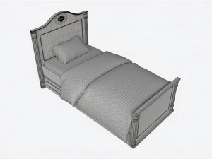 Cilek Romantic Bed 3D Model
