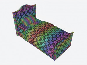 Cilek Romantic Bed 3Dモデル