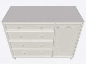 Com&ograve; romantico Cilek Modello 3D