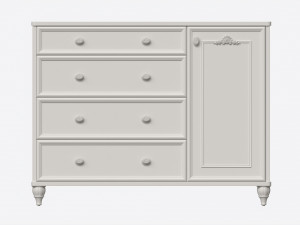 Cilek Romantic Dresser Modelo 3D
