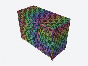 Cilek Romantic Dresser Modelo 3D