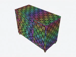 Com&ograve; romantico Cilek Modello 3D