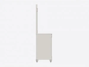 Com&ograve; romantico Cilek con specchio Modello 3D