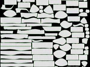 Com&ograve; romantico Cilek con specchio Modello 3D