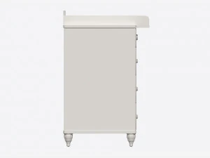 Com&ograve; romantico con tavolo Cilek Modello 3D