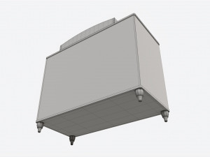 Cilek Romantic Dresser with Table Modèle 3D