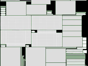 Com&ograve; romantico con tavolo Cilek Modello 3D