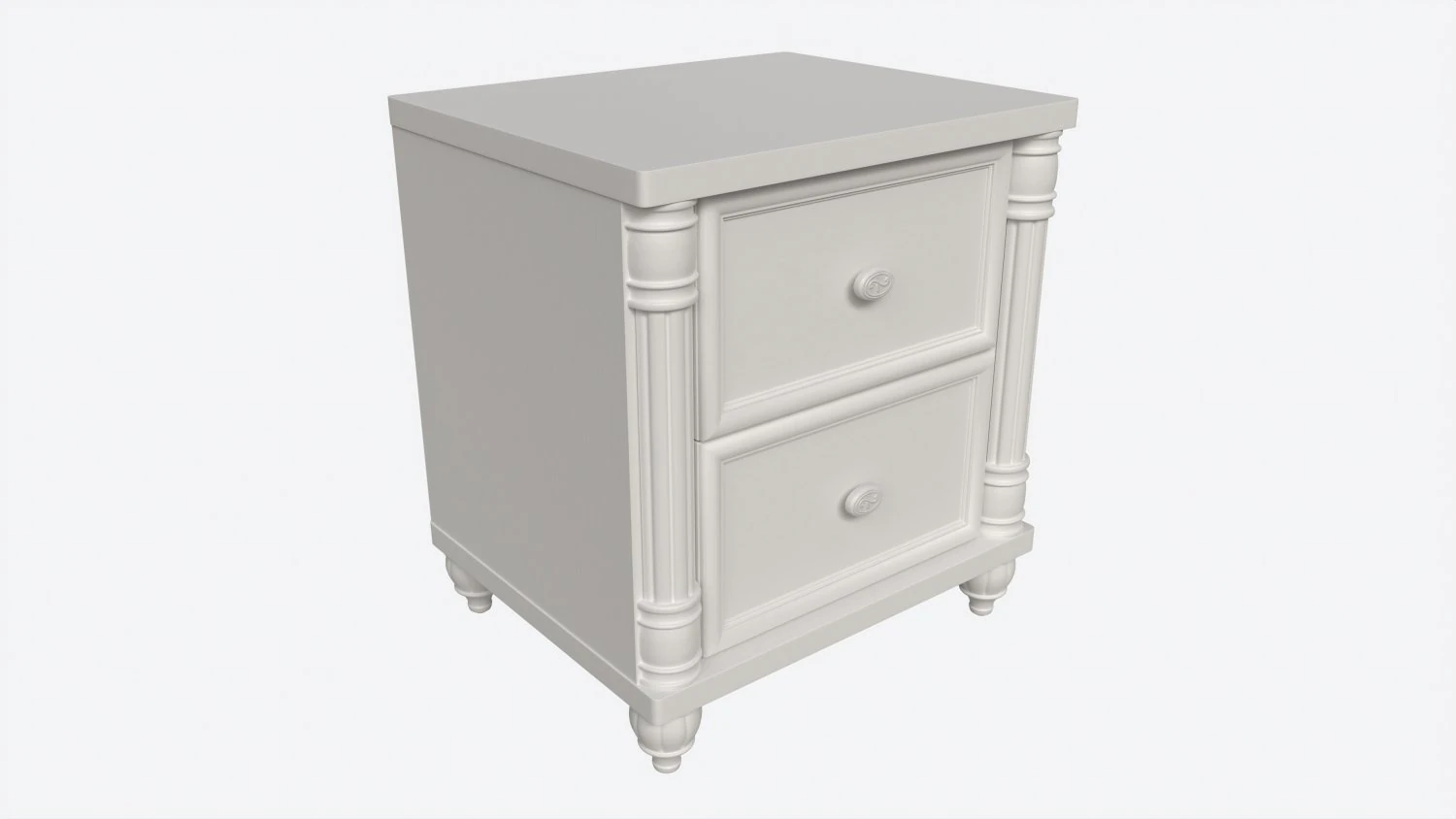 Comodino romantico Cilek Modello 3D .c4d .max .obj .3ds .fbx .stl .blend