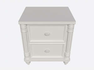 Cilek Romantic Nightstand 3D Model