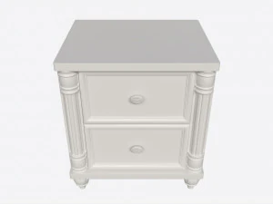 Comodino romantico Cilek Modello 3D