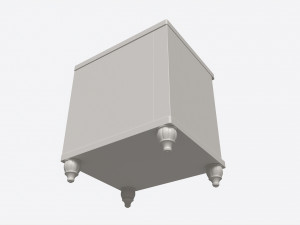 Cilek Romantic Nightstand 3D Model