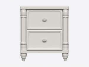 Cilek Romantic Nightstand 3D Model