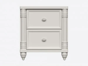 Comodino romantico Cilek Modello 3D