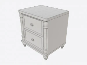 Comodino romantico Cilek Modello 3D