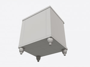 Cilek Romantic Nightstand 3D Model