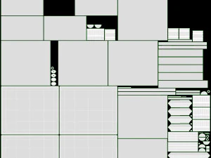 Comodino romantico Cilek Modello 3D