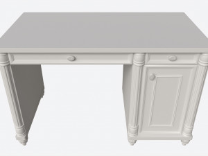 Cilek Romantic Study Desk 3D Model