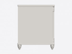 Cilek Romantic Study Desk 3D Model
