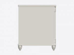 Cilek Romantic Study Desk 3D Model