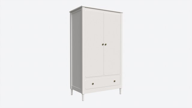 Ellipse Elit 2-door Wardrobe 3D Модель .c4d .max .obj .3ds .fbx .stl .blend 