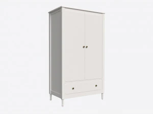 Ellipse Elit 2-door Wardrobe 3D Model