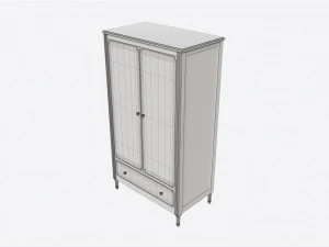 Ellipse Elit 2-door Wardrobe 3D Model