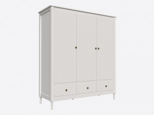 Ellipse Elit 3-door Wardrobe Modelo 3D