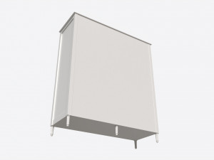 Ellipse Elit 3-door Wardrobe 3Dモデル
