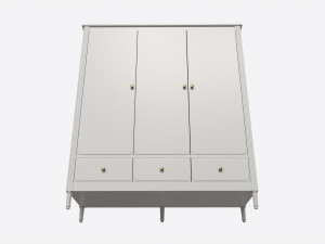 Ellipse Elit 3-door Wardrobe 3Dモデル