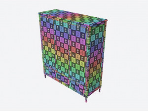 Ellipse Elit 3-door Wardrobe 3Dモデル
