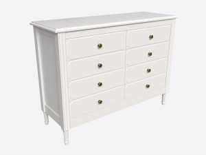 Ellipse Elit Chest of 8 Drawers Modelo 3D