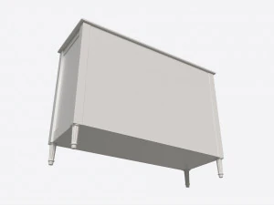 Ellipse Elit Chest of 8 Drawers 3D Model