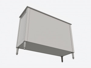 Ellipse Elit Chest of 8 Drawers Model 3D